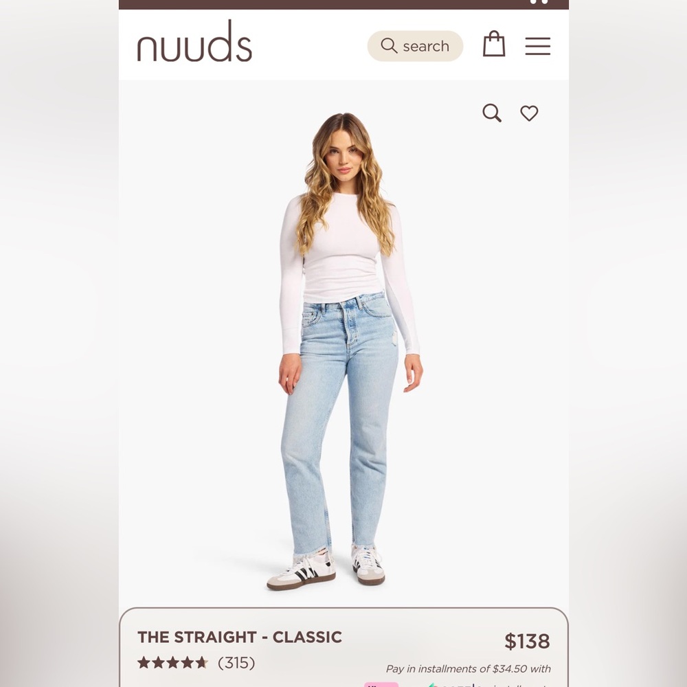 COPY - The Straight | Ranger Denim Women’s Jeans - nuud curve / 30